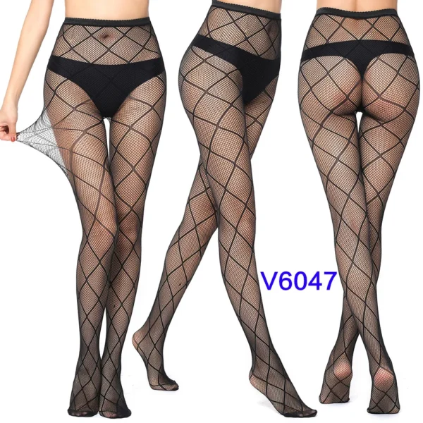 Sexy Fishnet Black Gothic Lace Tights Stocking - Image 31