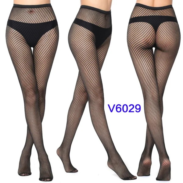 Sexy Fishnet Black Gothic Lace Tights Stocking - Image 17