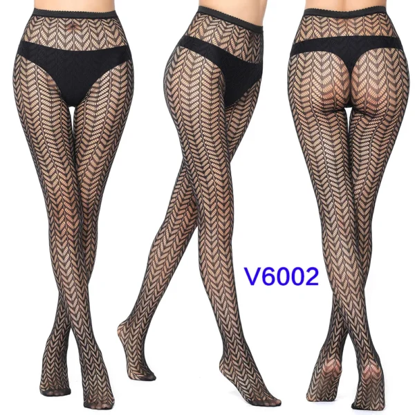 Sexy Fishnet Black Gothic Lace Tights Stocking - Image 25