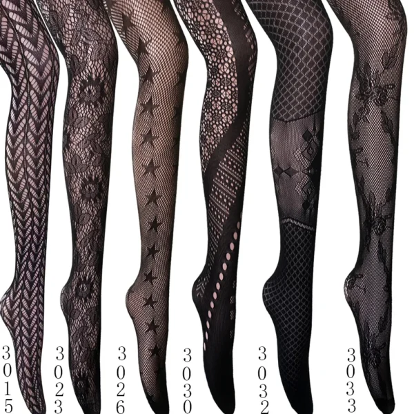 Sexy Fishnet Black Gothic Lace Tights Stocking