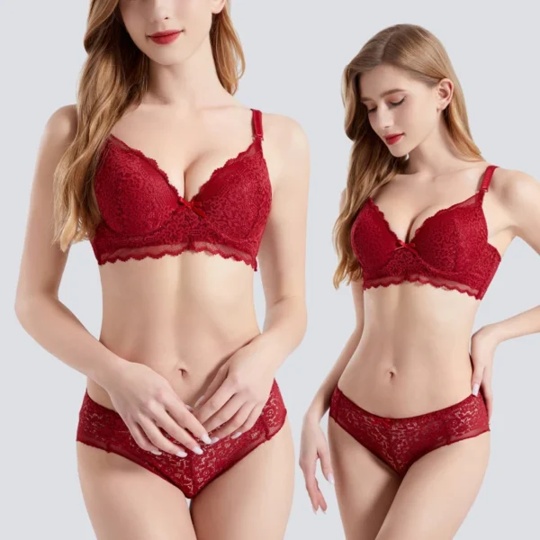 New Thin Mode Classic Lingerie Push Up Underwear Set - Image 16