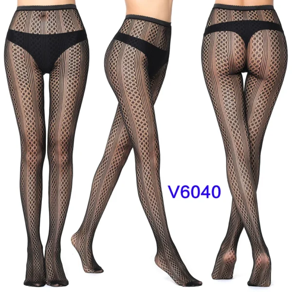 Sexy Fishnet Black Gothic Lace Tights Stocking - Image 33