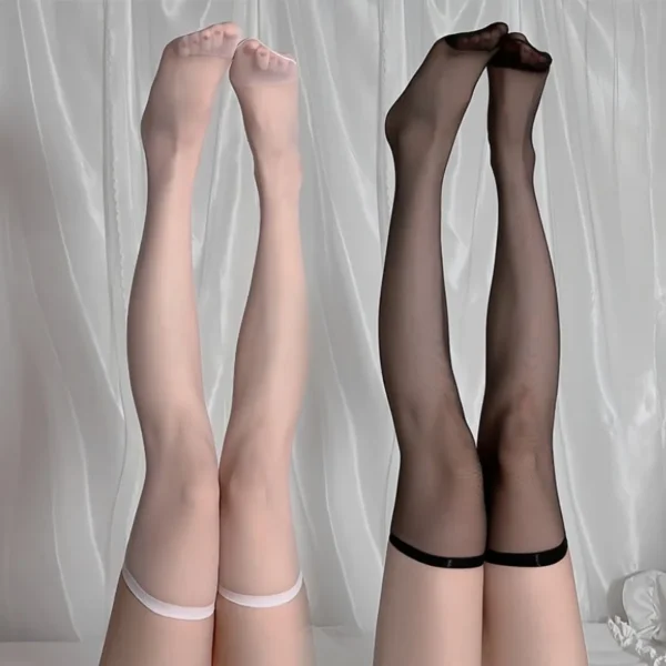 Sexy High Over Knee Nylon Long Hosiery Fishnet Stocking - Image 2