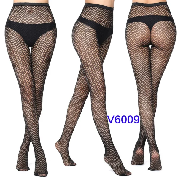 Sexy Fishnet Black Gothic Lace Tights Stocking - Image 19