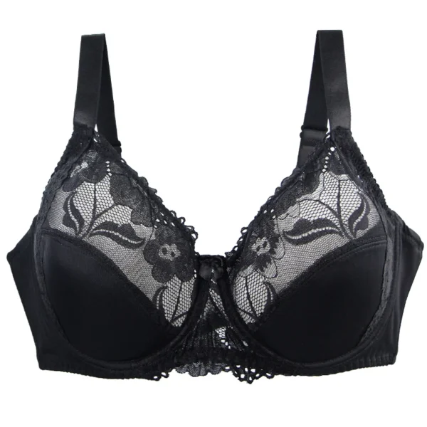 New Sexy Large Adjustable Cup Lingerie Lace Bras - Image 3