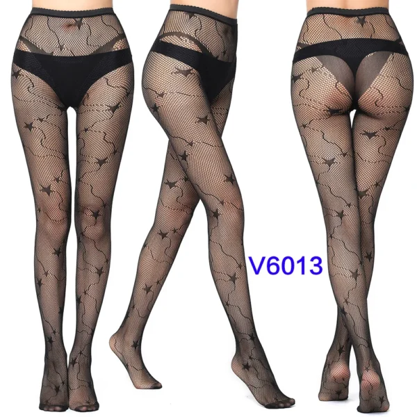 Sexy Fishnet Black Gothic Lace Tights Stocking - Image 20