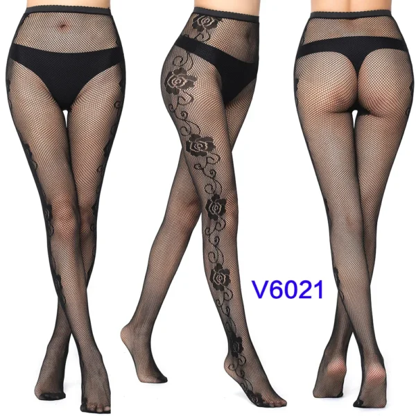 Sexy Fishnet Black Gothic Lace Tights Stocking - Image 18