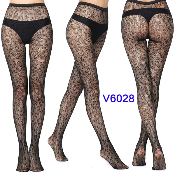 Sexy Fishnet Black Gothic Lace Tights Stocking - Image 11